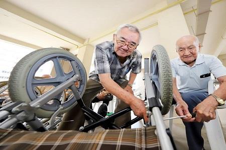 Wheelchair Servicing by Seniors for Seniors